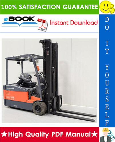 Thumbnail ☆☆ Best ☆☆ Toyota 7FBEF15, 7FBEF16, 7FBEF18, 7FBEF20 Forklift Trucks Service Repair Manual
