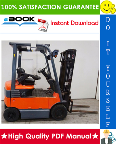 Thumbnail ☆☆ Best ☆☆ Toyota 7FBMF16, 7FBMF18, 7FBMF20, 7FBMF25, 7FBMF30, 7FBMF35, 7FBMF40, 7FBMF45, 7FBMF50 Electric Forklift Trucks Service Repair Manual