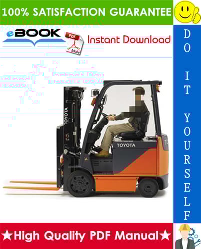 Thumbnail ☆☆ Best ☆☆ Toyota Electric Powered Forklift 8FBCU, 8FBCHU Series Service Repair Manual