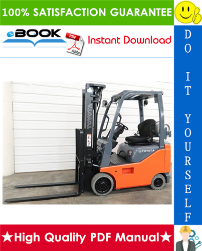 Thumbnail ☆☆ Best ☆☆ Toyota 8FGCU15, 8FGCU18, 8FGCSU20 Forklift Trucks Service Repair Manual