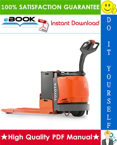 Thumbnail ☆☆ Best ☆☆ Toyota 8HBW30, 8HBE30, 8HBC30, 8HBE40, 8HBC40, 8TB50 Pallet Trucks Service Repair Manual (Serial Number: 36001 and up)