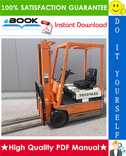 Thumbnail ☆☆ Best ☆☆ Toyota FBE10, FBE13, FBE15, FBE18, 06-FBE10, 06-FBE13, 06-FBE15, 06-FBE18 Series Forklift Trucks Service Repair Manual