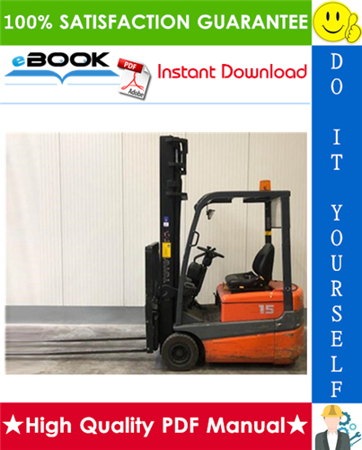 Thumbnail ☆☆ Best ☆☆ Toyota FBESF10, FBESF12, FBESF15 Series Forklift Trucks Service Repair Manual