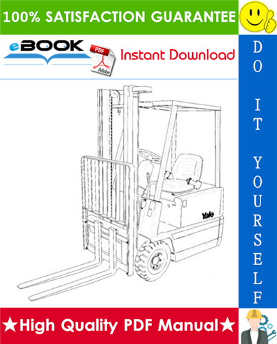 Thumbnail ☆☆ Best ☆☆ Yale ERP10RCF, ERP12RCF, ERP15RCF (A888) 3-Wheel Electric Lift Trucks Parts Manual