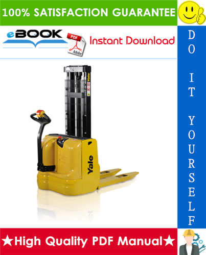 Thumbnail ☆☆ Best ☆☆ Yale MS10, MS12, MS10E (B846) Pallet Stacker Parts Manual