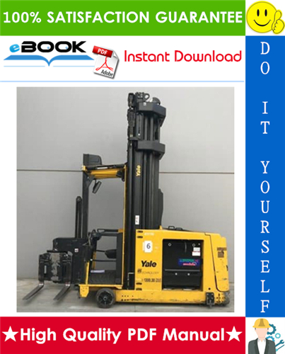 Thumbnail ☆☆ Best ☆☆ Yale MTC13 / MTC13 LWB [NTA030SB] (B868) Very Narrow Aisle Lift Truck Parts Manual