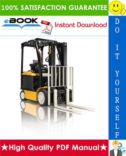 Thumbnail ☆☆ Best ☆☆ Yale ERC030AF, ERC030AG, ERC030BG, ERC040AF, ERC040AG, ERC040BG, ERP16AAF, ERP18AAF, ERP20AAF, ERC16AAF, ERC18AAF, ERC20AAF (A814) Electric Forklift Trucks Servi