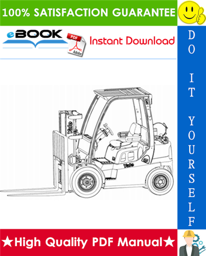 Thumbnail ☆☆ Best ☆☆ Yale GP030AF, GP035AF, GP040AF, GLP030AF, GLP035AF, GLP040AF (A810) Forklift Trucks Service Repair Manual