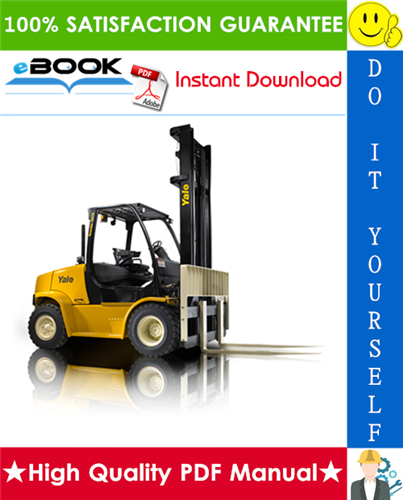 Thumbnail ☆☆ Best ☆☆ Yale GDP170VX, GLP170VX, GDP190VX, GLP190VX, GDP175VX36, GLP175VX36 (A909) Forklift Trucks Service Repair Manual