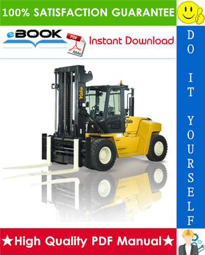 Thumbnail ☆☆ Best ☆☆ Yale GDP130EB, GDP140EB, GDP160EB Europe (D877) Forklift Trucks Service Repair Manual