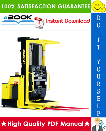 Thumbnail ☆☆ Best ☆☆ Hyster R30XMA3 (A185) Order Picker Parts Manual