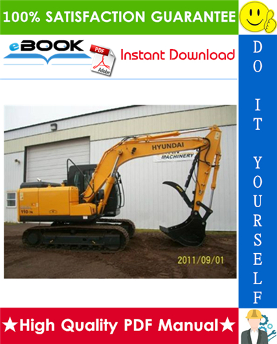 Thumbnail ☆☆ Best ☆☆ Hyundai R110-7A Crawler Excavator Service Repair Manual