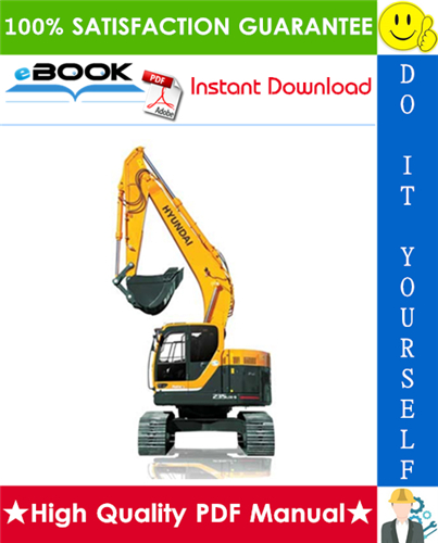 Thumbnail ☆☆ Best ☆☆ Hyundai R235LCR-9 Crawler Excavator Service Repair Manual
