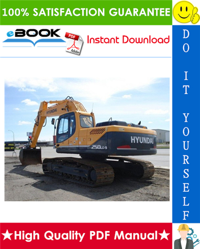 Thumbnail ☆☆ Best ☆☆ Hyundai R250LC-9 Crawler Excavator Service Repair Manual