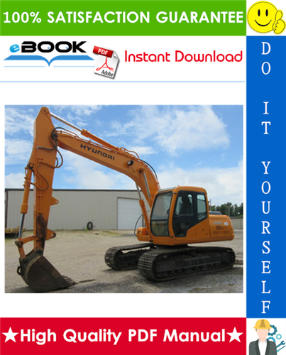 Thumbnail ☆☆ Best ☆☆ Hyundai R130LC-3 Crawler Excavator Service Repair Manual