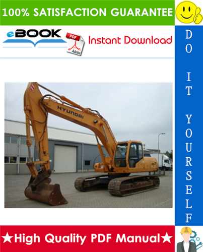 Thumbnail ☆☆ Best ☆☆ Hyundai R250LC-3 Crawler Excavator Service Repair Manual