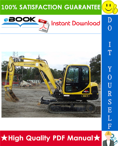 Thumbnail ☆☆ Best ☆☆ Hyundai R55-7 Crawler Excavator Service Repair Manual