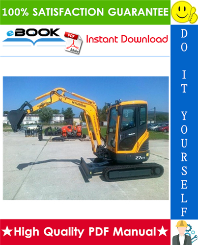 Thumbnail ☆☆ Best ☆☆ Hyundai R27Z-9 Mini Crawler Excavator Service Repair Manual