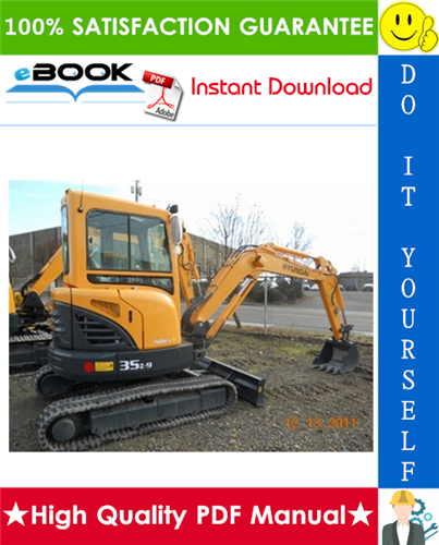 Thumbnail ☆☆ Best ☆☆ Hyundai R35Z-9 Mini Crawler Excavator Service Repair Manual