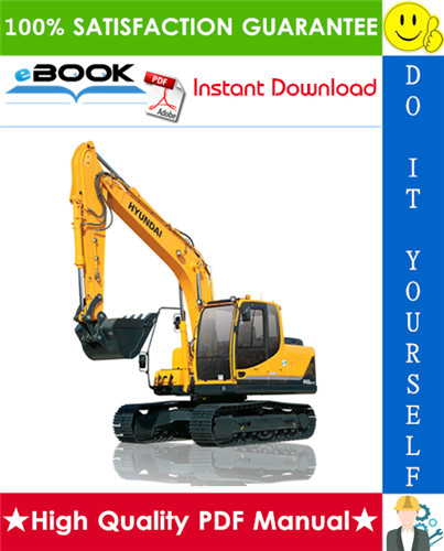 Thumbnail ☆☆ Best ☆☆ Hyundai R140LC-9V(india) Crawler Excavator Service Repair Manual