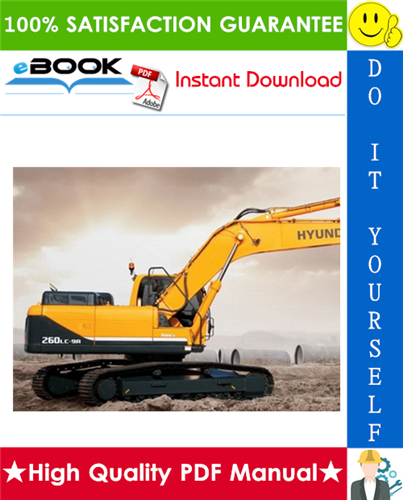 Thumbnail ☆☆ Best ☆☆ Hyundai R260LC-9A Crawler Excavator Service Repair Manual