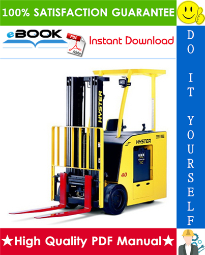 Thumbnail ☆☆ Best ☆☆ Hyster E30HSD, E35HSD, E40HSD (A219) Electric Forklift Trucks Parts Manual