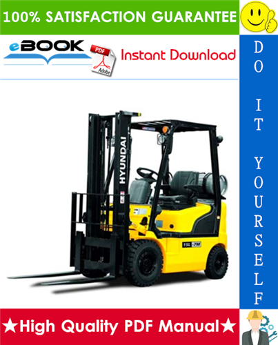 Thumbnail ☆☆ Best ☆☆ Hyundai 15L-7A, 18L-7A, 20L-7A, 15G-7A, 18G-7A, 20G-7A Forklift Trucks Service Repair Manual
