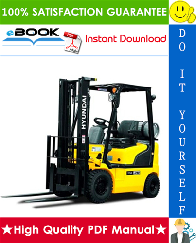 Thumbnail ☆☆ Best ☆☆ Hyundai 15L-7, 15G-7, 18L-7, 18G-7, 20LA-7, 20GA-7 Forklift Trucks Service Repair Manual