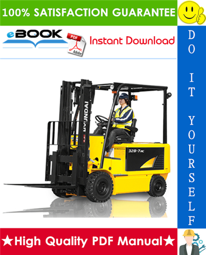Thumbnail ☆☆ Best ☆☆ Hyundai 22B-7, 25B-7, 30B-7, 32B-7 Forklift Trucks Service Repair Manual