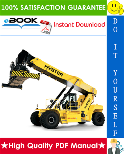 Thumbnail ☆☆ Best ☆☆ Hyster HR45-EC, HR48-EC (A228) Yardmaster Diesel Container Handler Parts Manual