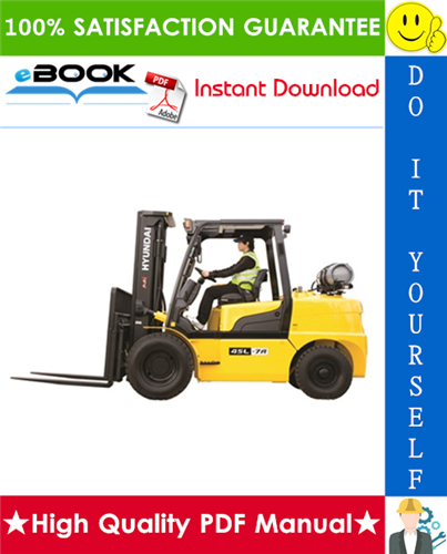 Thumbnail ☆☆ Best ☆☆ Hyundai 35L-7A, 40L-7A, 45L-7A, 50L-7A Forklift Trucks Service Repair Manual