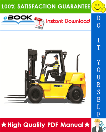 Thumbnail ☆☆ Best ☆☆ Hyundai 50DF-7, 60DF-7, 70DF-7 Forklift Trucks Service Repair Manual