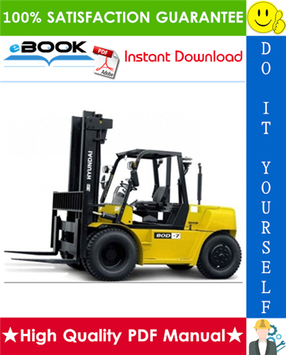 Thumbnail ☆☆ Best ☆☆ Hyundai 80D-7 Forklift Truck Service Repair Manual