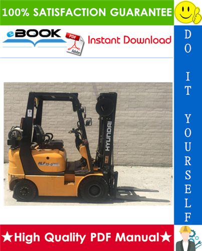 Thumbnail ☆☆ Best ☆☆ Hyundai HLF15-5, HLF18-5, HLF15C-5, HLF18C-5 Forklift Trucks Service Repair Manual