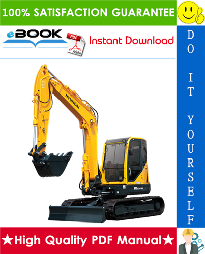 Thumbnail ☆☆ Best ☆☆ Hyundai R80CR-9A Crawler Excavator Service Repair Manual