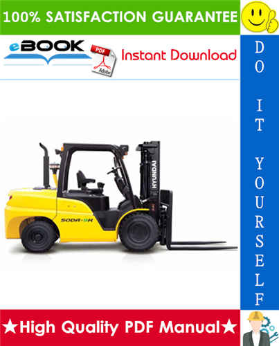 Thumbnail ☆☆ Best ☆☆ Hyundai 35D-9K, 40D-9K, 45D-9K, 50DA-9K Forklift Trucks Service Repair Manual