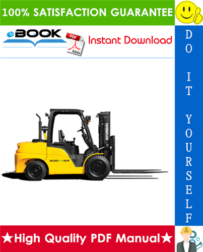 Thumbnail ☆☆ Best ☆☆ Hyundai 35D-9S, 40D-9S, 45D-9S, 50D-9SA Forklift Trucks Service Repair Manual