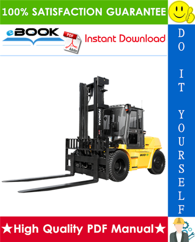 Thumbnail ☆☆ Best ☆☆ Hyundai 80D-9 Forklift Truck Service Repair Manual