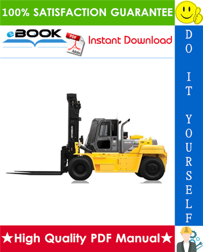 Thumbnail ☆☆ Best ☆☆ Hyundai 110D-7A, 130D-7A, 160D-7A Forklift Trucks Service Repair Manual
