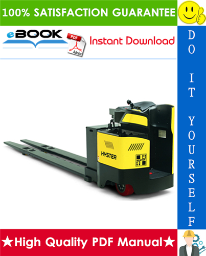 Thumbnail ☆☆ Best ☆☆ Hyster BE80ZHD, BE100ZHD (A244) Electric Enclosed End Rider Truck Parts Manual