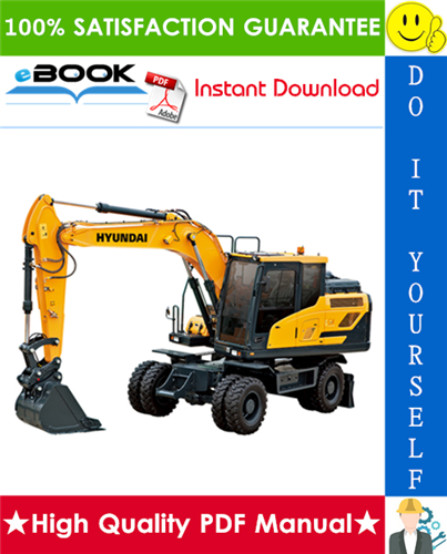 Thumbnail ☆☆ Best ☆☆ Hyundai R210W-9AMH Wheeled Excavator Service Repair Manual