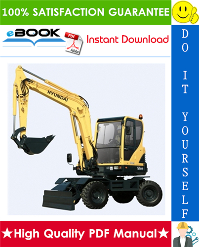 Thumbnail ☆☆ Best ☆☆ Hyundai R55W-9 Wheel Excavator Service Repair Manual