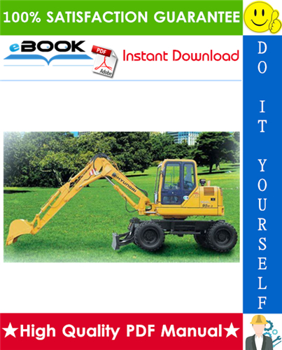 Thumbnail ☆☆ Best ☆☆ Hyundai R95W-3 Wheel Excavator Service Repair Manual