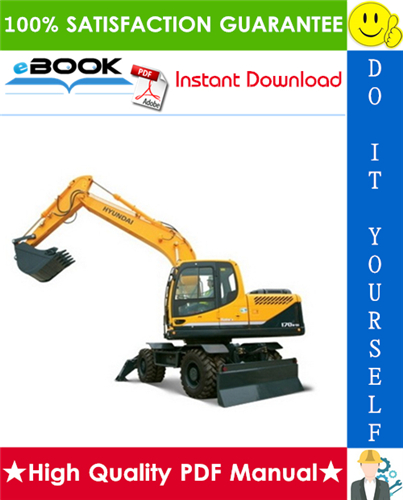 Thumbnail ☆☆ Best ☆☆ Hyundai R170W-9S Wheel Excavator Service Repair Manual