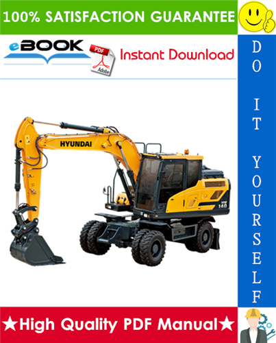 Thumbnail ☆☆ Best ☆☆ Hyundai HW140 Wheeled Excavator Service Repair Manual