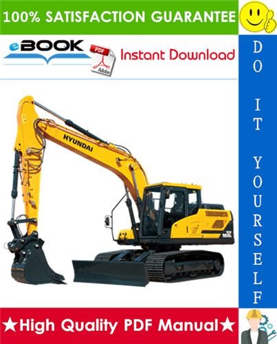 Thumbnail ☆☆ Best ☆☆ Hyundai HX160L, HX180L Crawler Excavator Service Repair Manual