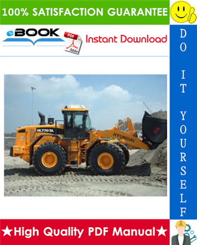 Thumbnail ☆☆ Best ☆☆ Hyundai HL770-7A Wheel Loader Service Repair Manual