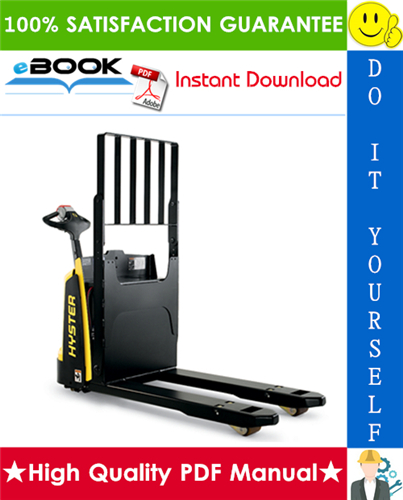 Thumbnail ☆☆ Best ☆☆ Hyster W45ZHD (A419) Walkie Pallet Truck Parts Manual