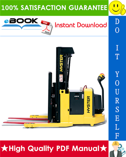 Thumbnail ☆☆ Best ☆☆ Hyster W20XTR, W30XTR (A455) Walkie High Lift Straddle Parts Manual