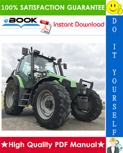 Thumbnail ☆☆ Best ☆☆ Deutz-Fahr Agrotron 80 MK3, 90 MK3, 100 MK3, 105 MK3  6001 Tractor Service Repair Manual